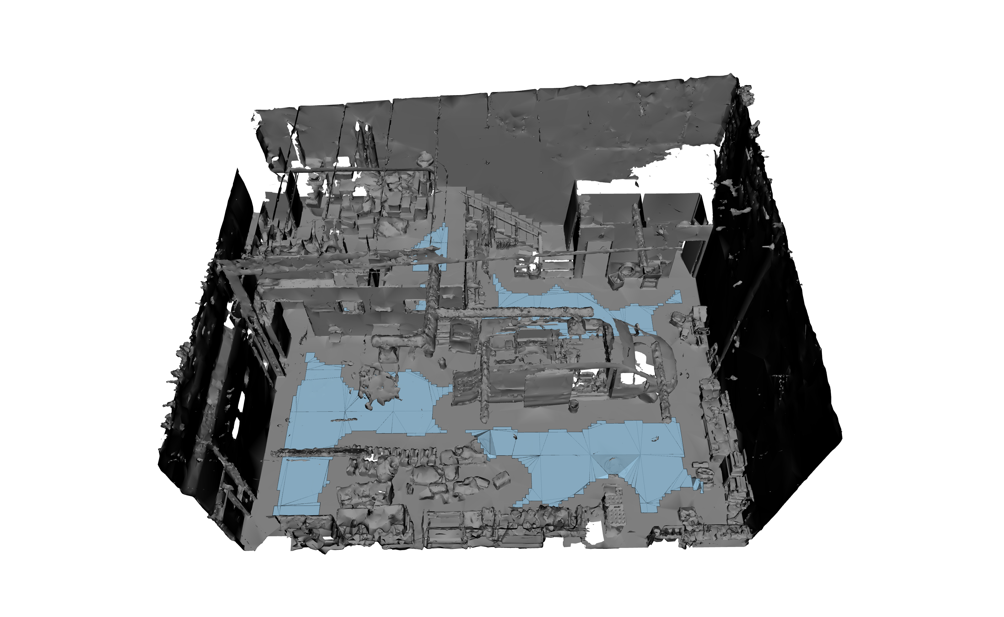 Garage classical NavMesh traversable regions