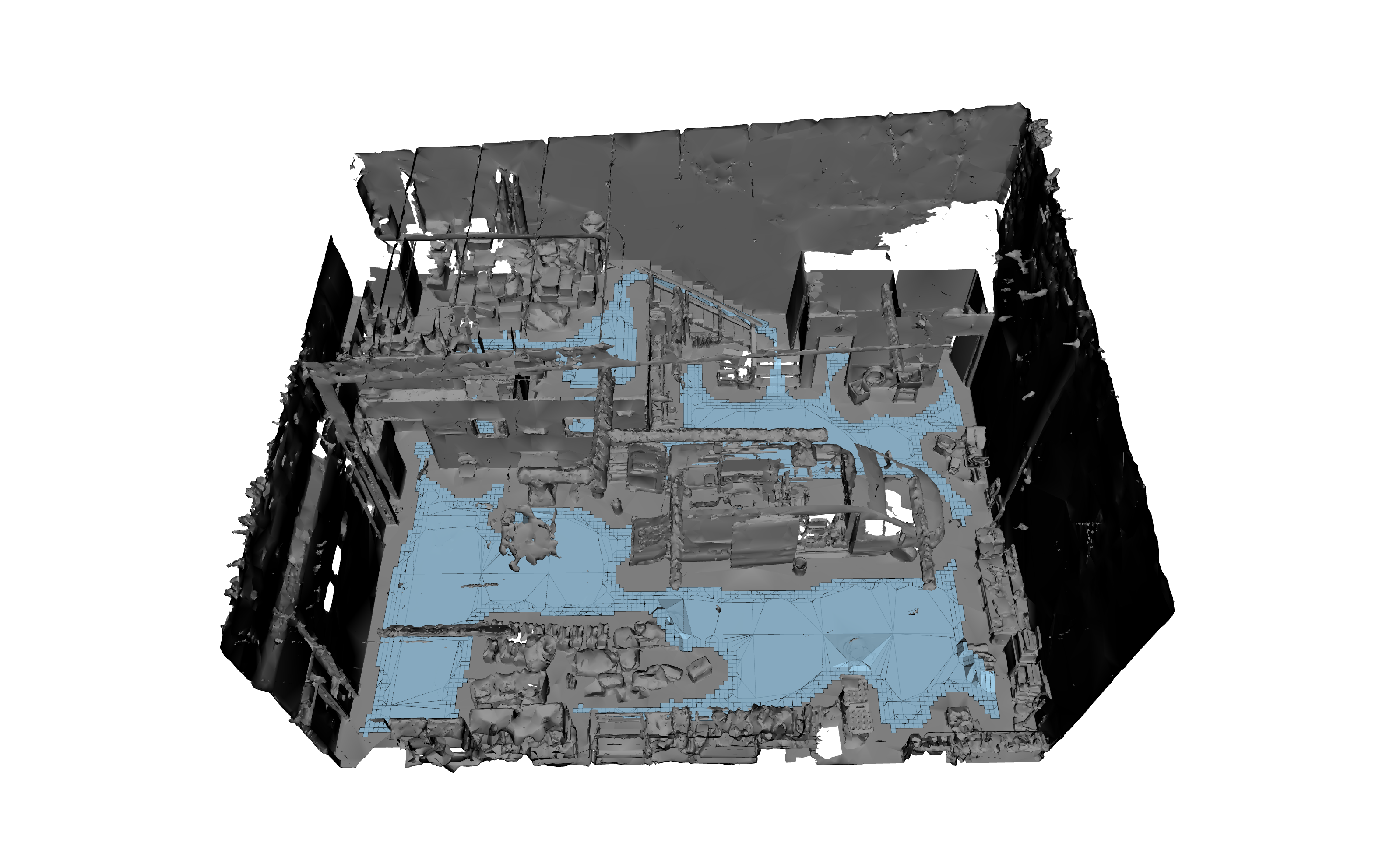 Garage SE(2) NavMesh traversable regions